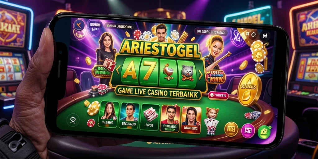 Tampilan gameplay Live Casino ARIESTOGEL yang menegangkan dan menarik.