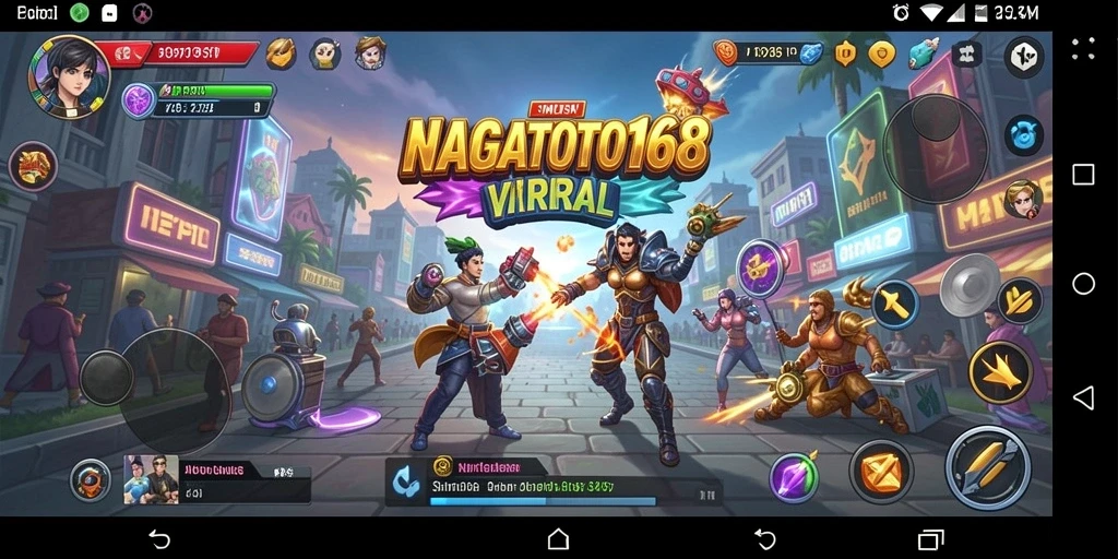 Tampilan gameplay menarik dari NAGATOTO168 yang memukau.